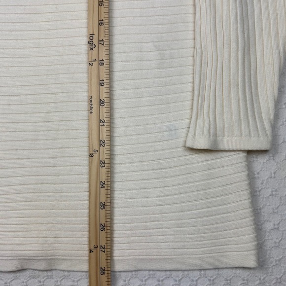 Eileen Fisher Sweater Extra Fine Merino Wool Striped Pullover 1X 2X Old Money - Picture 6 of 6